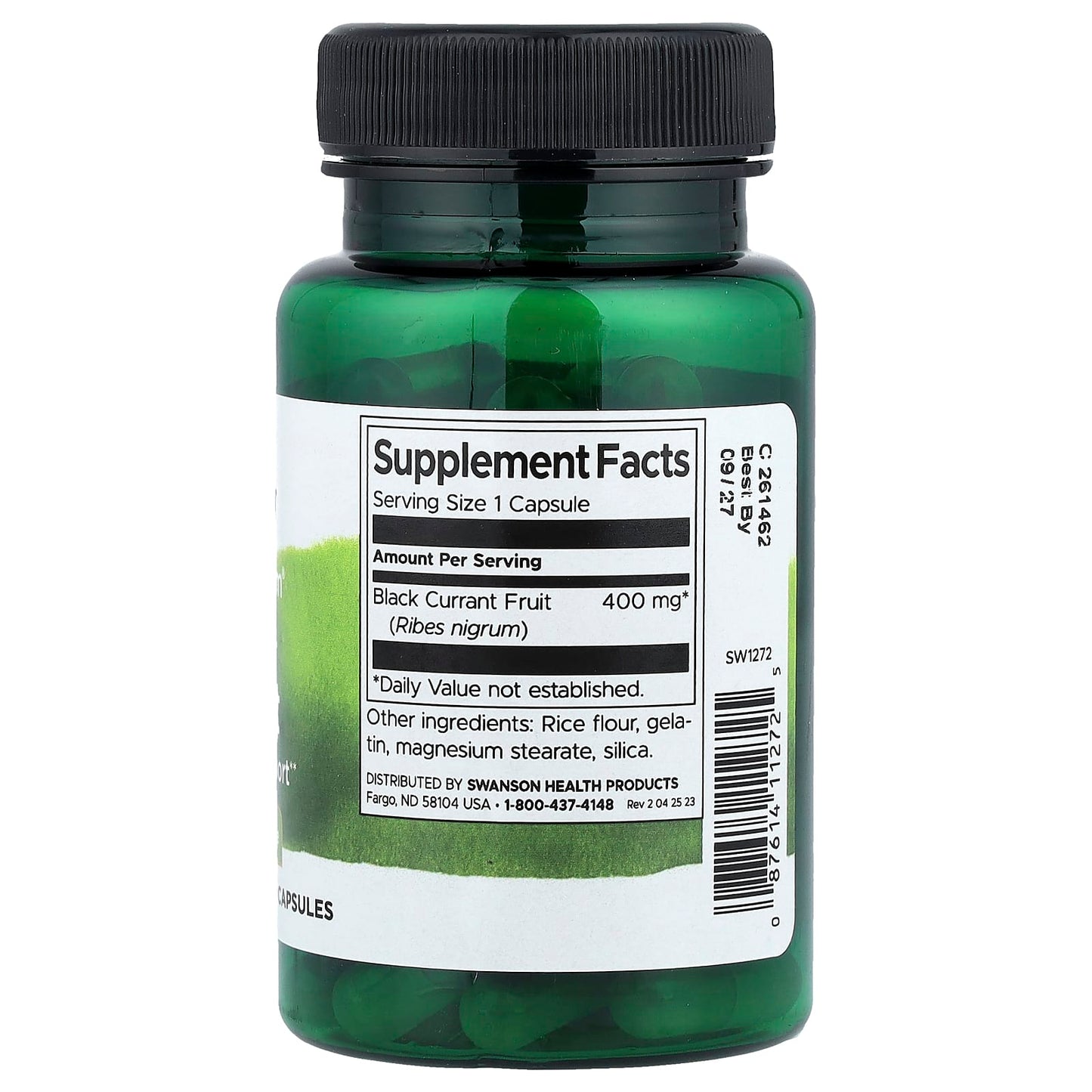 Swanson Vitamins, Full Spectrum® Blackcurrant, 400 mg, 60 Capsules