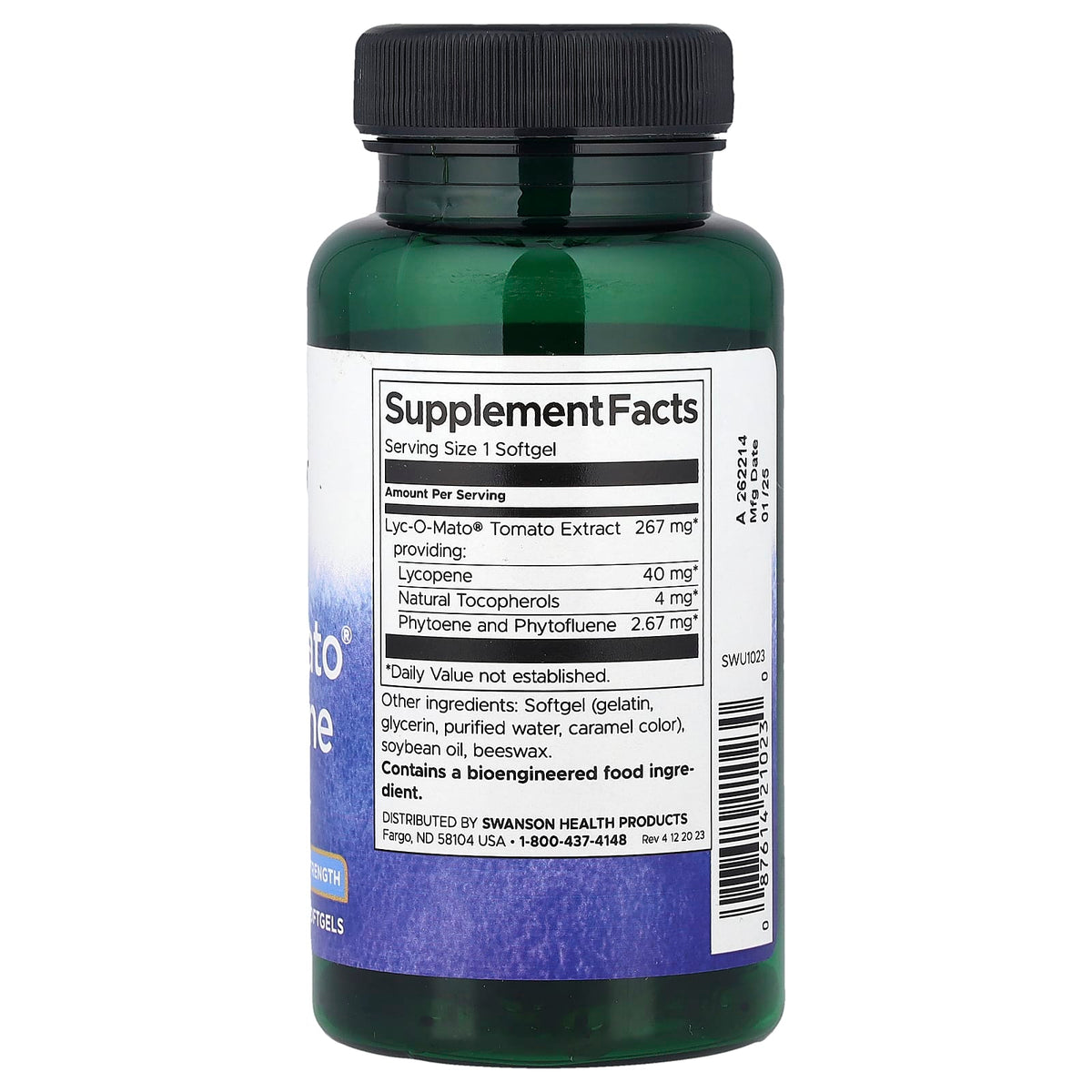 Swanson Lyc-O-Mato Lycopene 10 mg 60 Softgels