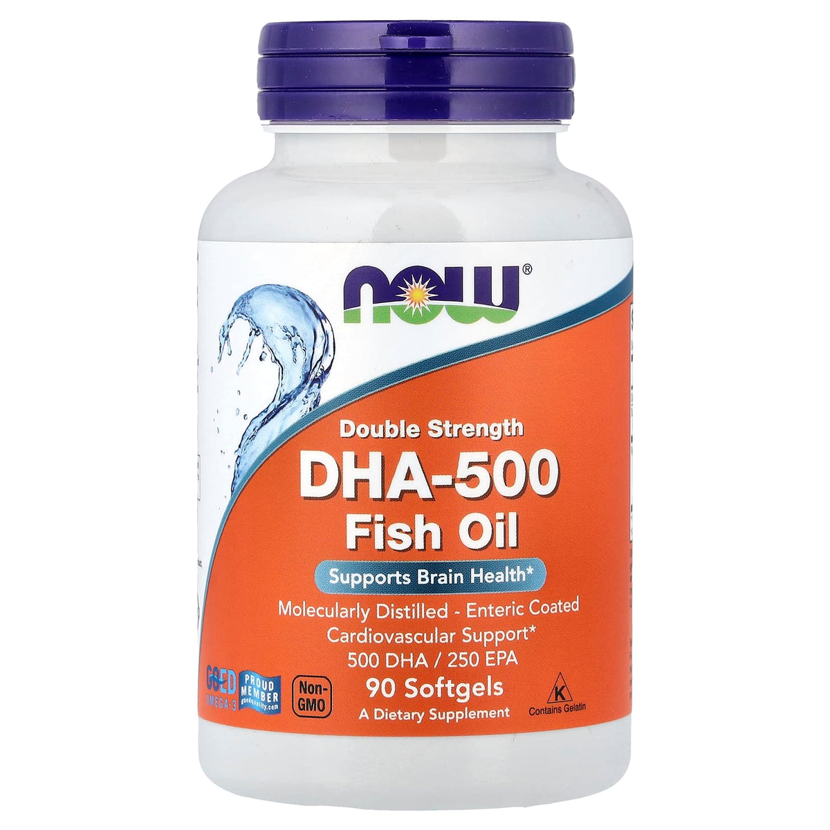 NOW Foods Super -6-9 Fish Oil 90 Softgels Heart Brain Health