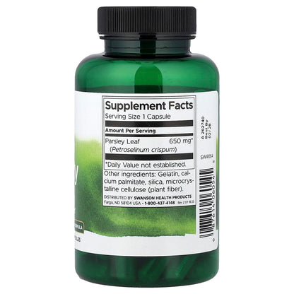Swanson Parsley 650 mg 90 Capsules