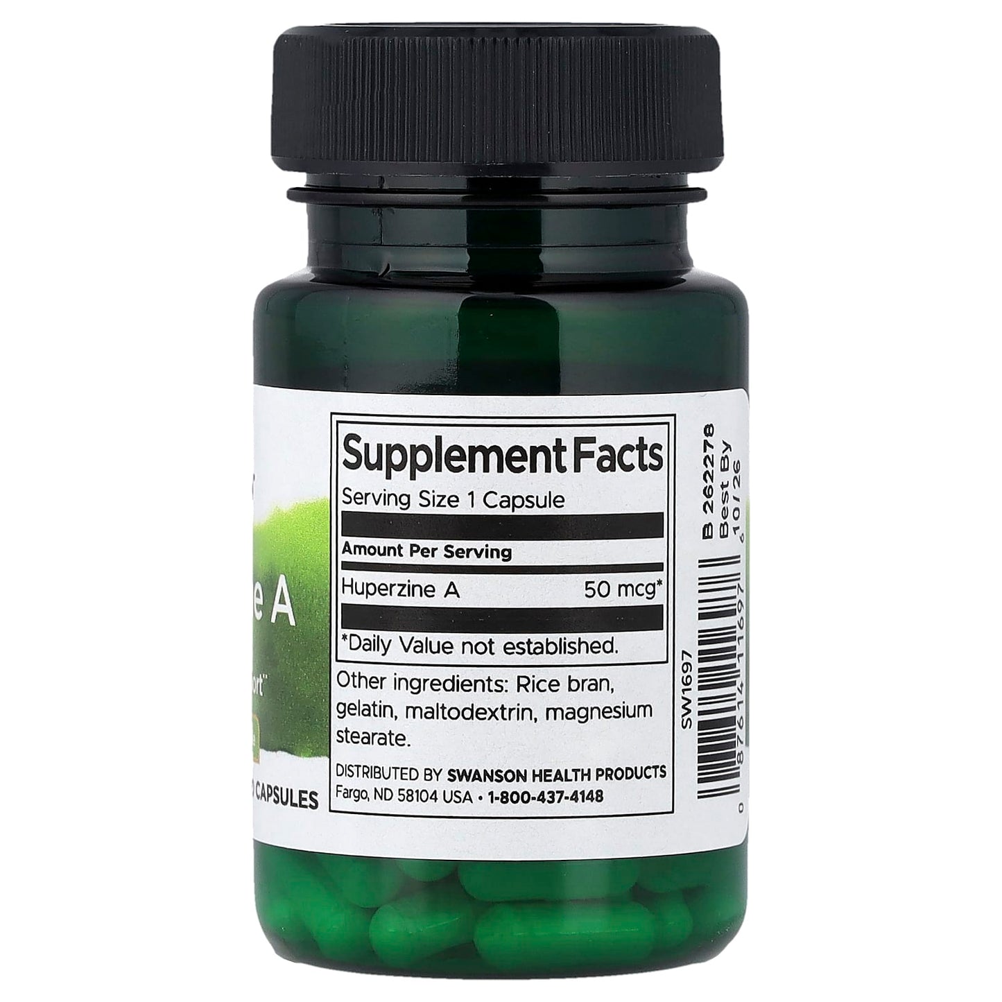 Swanson Vitamins, Huperzine A, 50 mcg, 60 Capsules