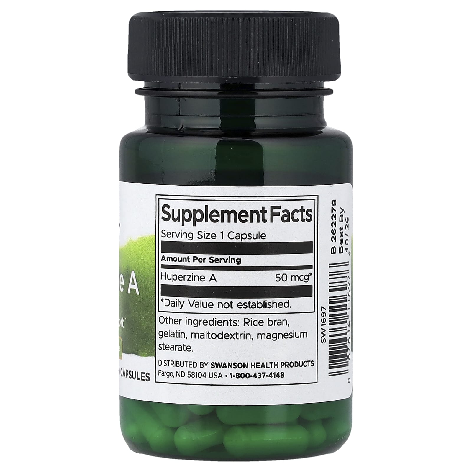 Swanson Vitamins, Huperzine A, 50 mcg, 60 Capsules