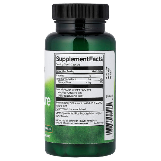 Swanson Vitamins, PectiPure, 600 mg, 60 Capsules
