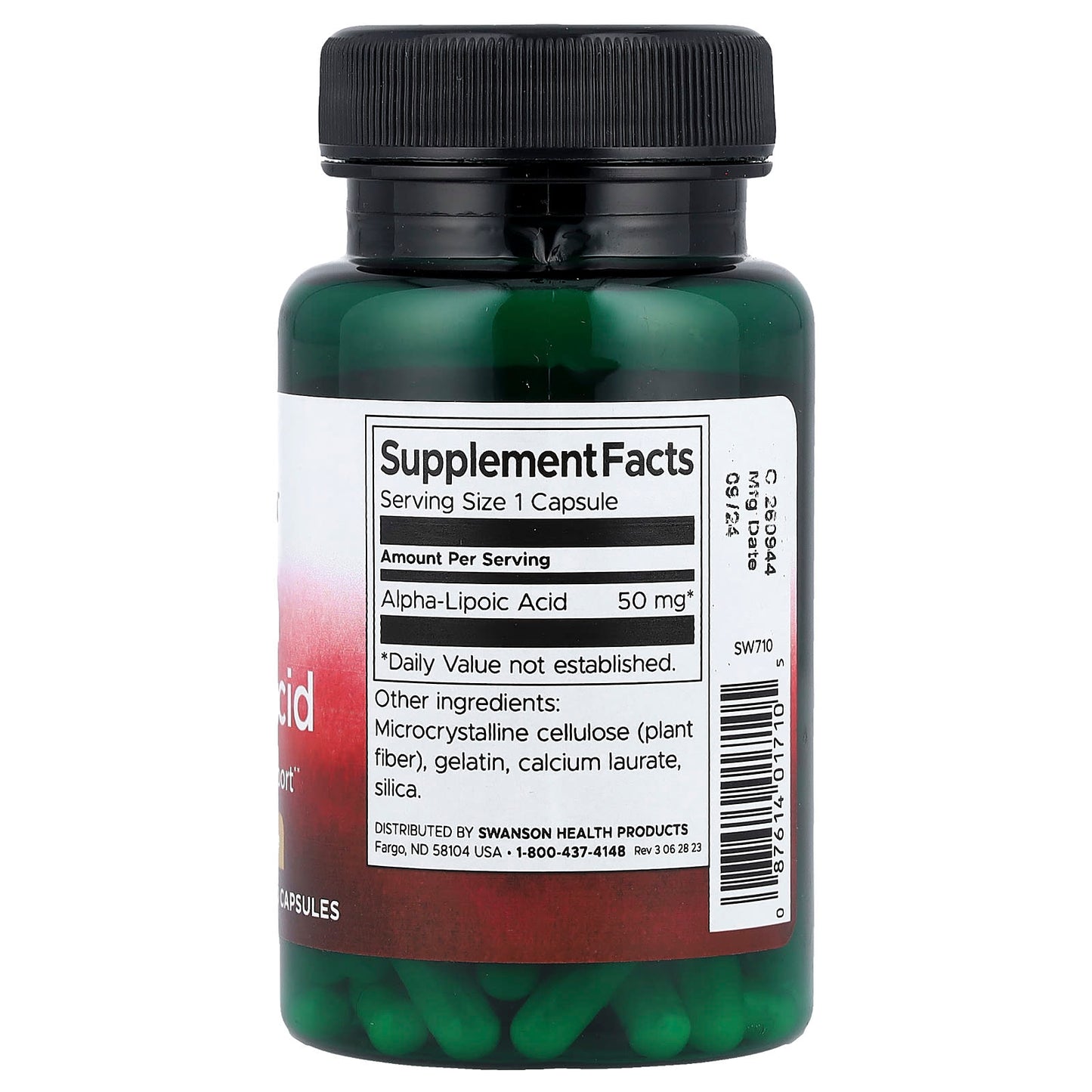 Swanson Vitamins, Alpha Lipoic Acid, 50 mg, 120 Capsules