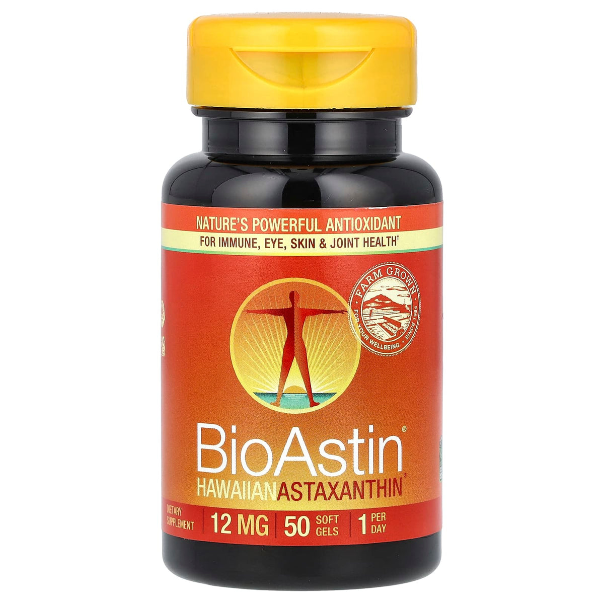 Nutrex Hawaii BioAstin, Hawaiian Astaxanthin 12 mg 50 Softgels