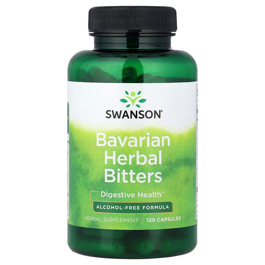 Swanson Vitamins, Bavarian Herbal Bitters, Alcohol-Free, 120 Capsules