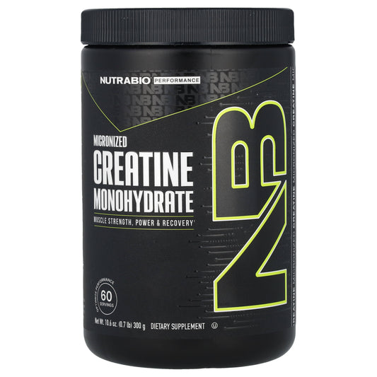 NutraBio, Micronised Creatine Monohydrate, 10.6 oz (300 g)