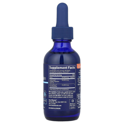 Trace, Ionic Biotin + Collagen, Strawberry Mango, 75,000 mcg, 2 fl oz (59 ml)