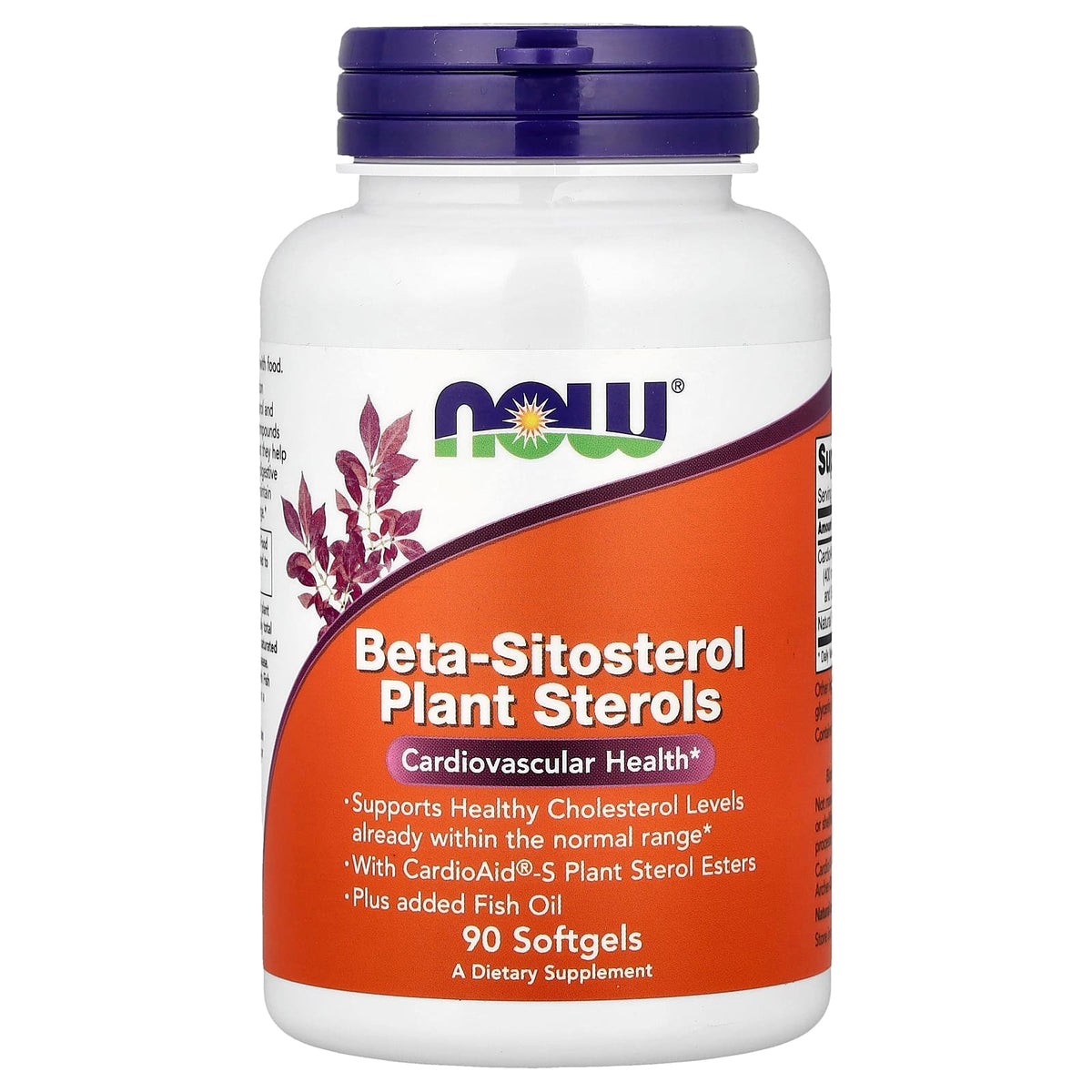 NOW Foods Beta-Sitosterol 90 Softgels