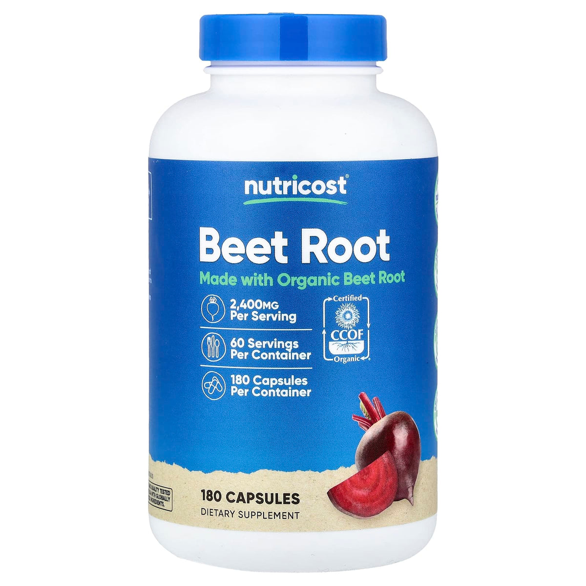 Nutricost Beet Root 800 mg 180 Caps