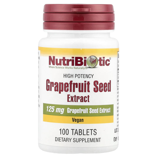 NutriBiotic Grapefruit Seed Extract 125 mg 100 Tabs