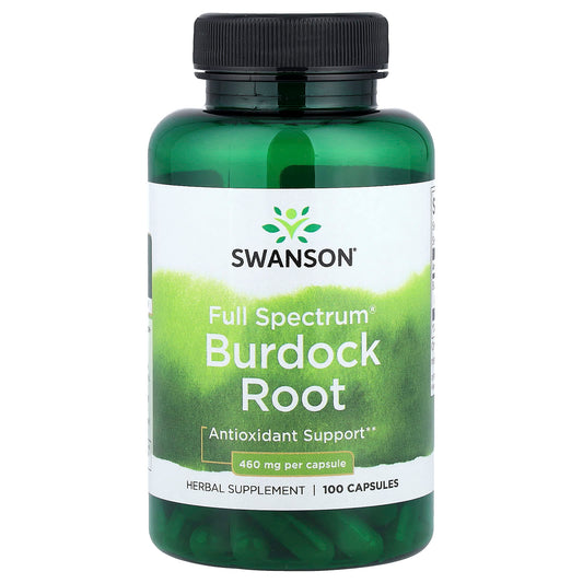 Swanson Vitamins, Full Spectrum® Burdock Root, 100 Capsules (460 mg per Capsule)