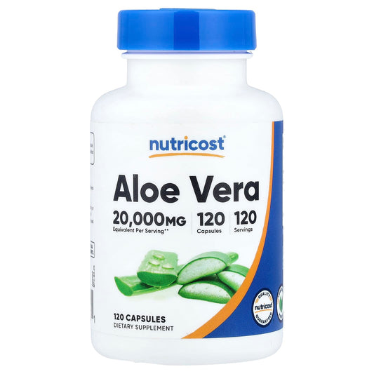 Nutricost, Aloe Vera, 20,000 mg, 120 Capsules