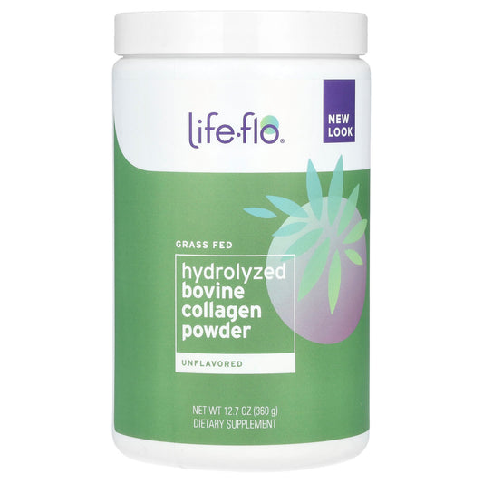 Life-flo, Grass Fed Hydrolysed Bovine Collagen Powder, Unflavoured, 12.7 oz (360 g)