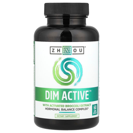 Zhou Nutrition, DIM Active™ With Activated Broccoli Extract, 60 Veg Capsules
