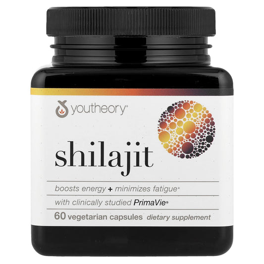 Youtheory, Shilajit, 60 Vegetarian Capsules (250 mg per Capsule)