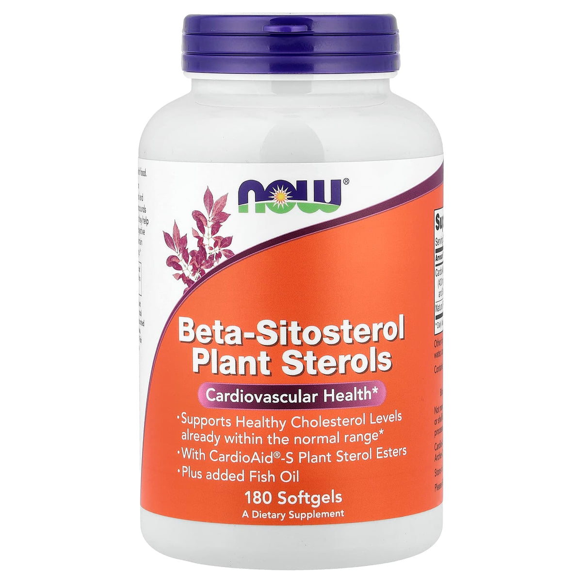 NOW Foods Beta-Sitosterol 180 Softgels