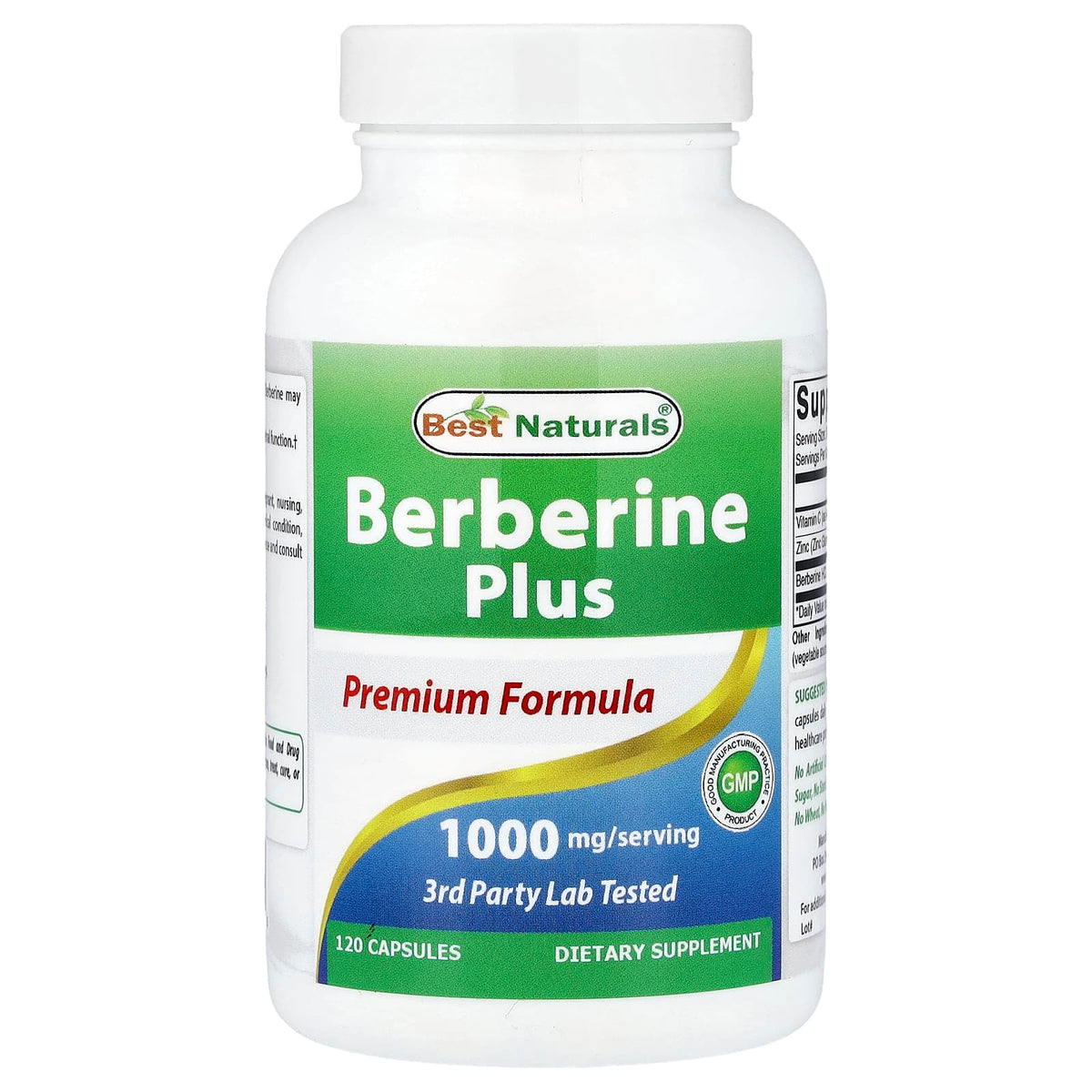Best Naturals Berberine Plus 120 Caps