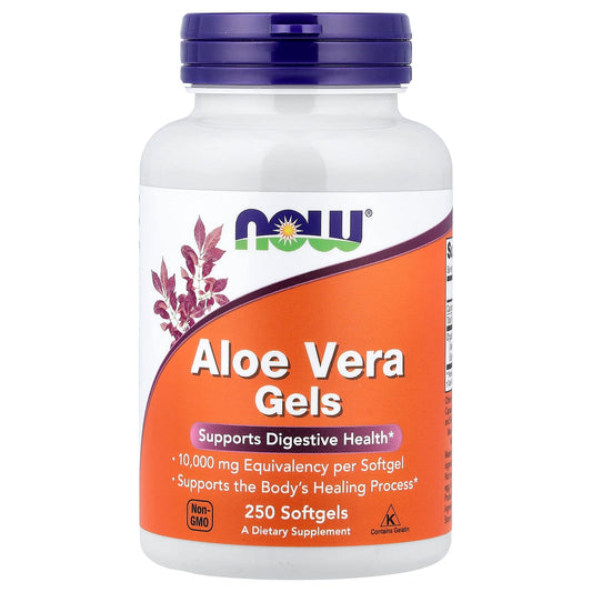 NOW Foods, Aloe Vera Gels, 250 Softgels (50 mg per Softgel)