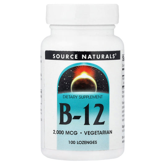 Source Naturals Vitamin B12 2,000 mcg 100 Lozenges