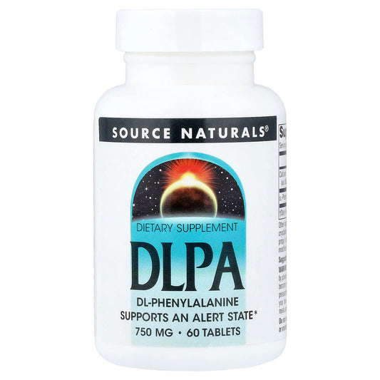 Source Naturals, DLPA, 750 mg, 60 Tablets