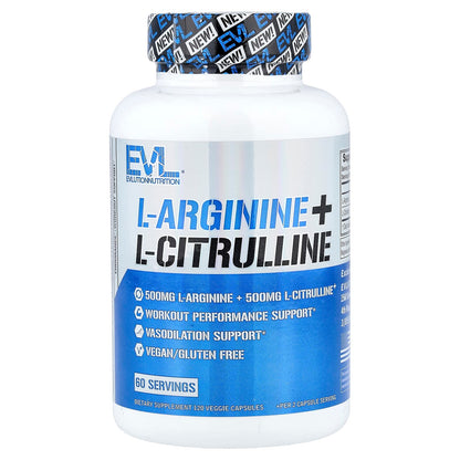 EVLution Nutrition L-Arginine 120 Veg Caps