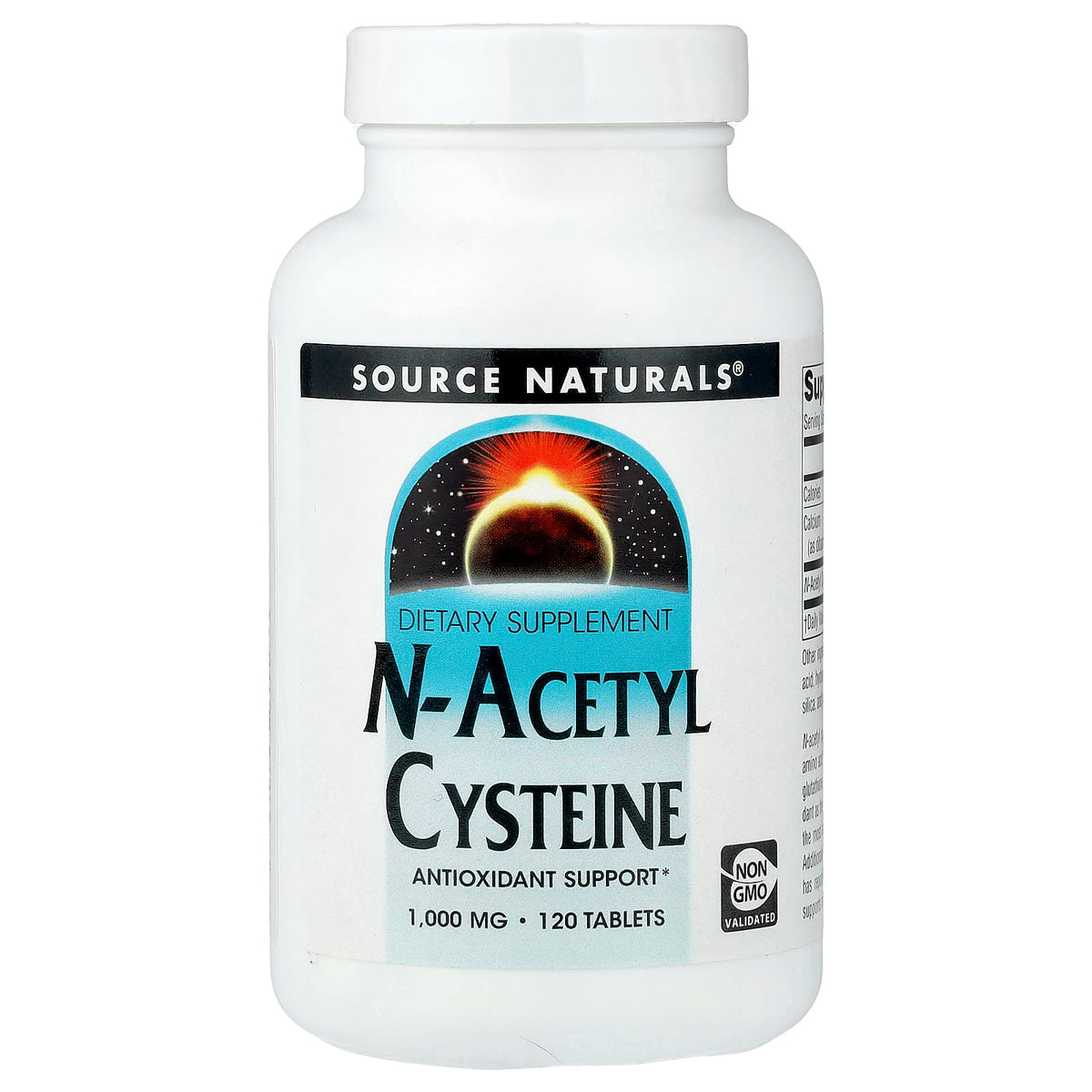 Source Naturals N-Acetyl Cysteine 1000 mg 120 Tabs
