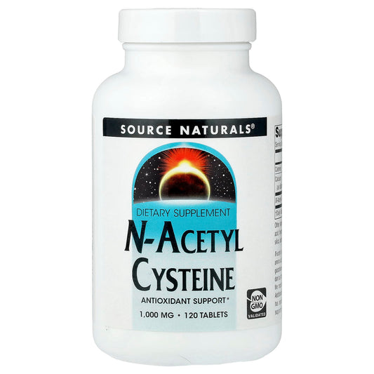 Source Naturals N-Acetyl Cysteine 1000 mg 120 Tabs