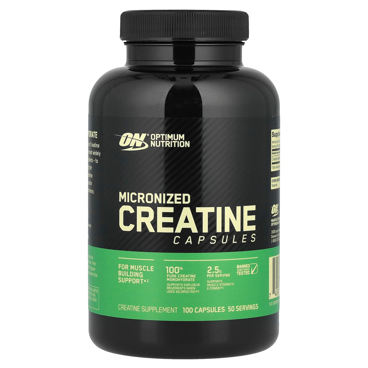 Optimum Nutrition Creatine Monohydrate 100 Caps