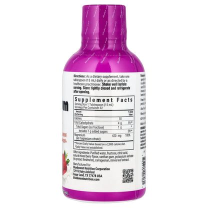 Bluebonnet Magnesium Citrate 16 fl oz (473 ml)