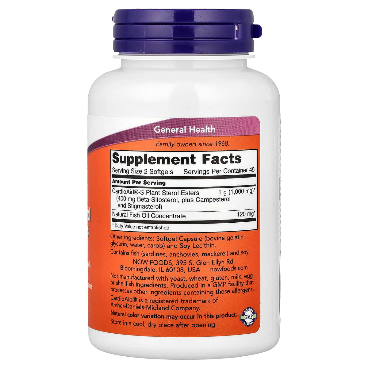 NOW Foods Beta-Sitosterol 90 Softgels