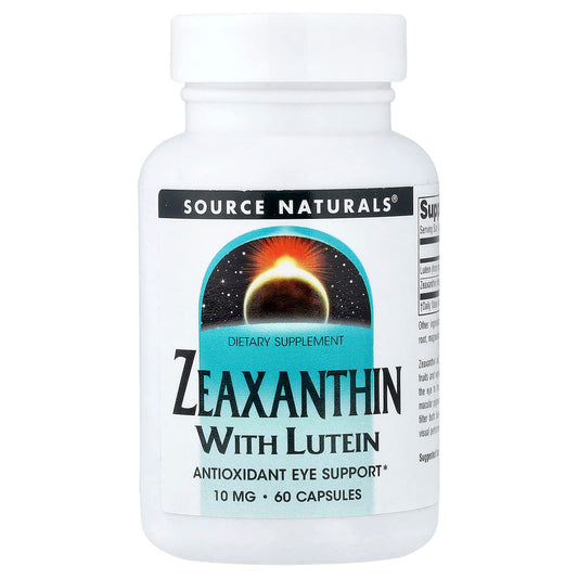 Source Naturals Zeaxanthin With Lutein 60 Caps