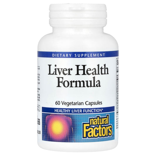 Natural Factors, Liver Health Formula, 60 Vegetarian Capsules