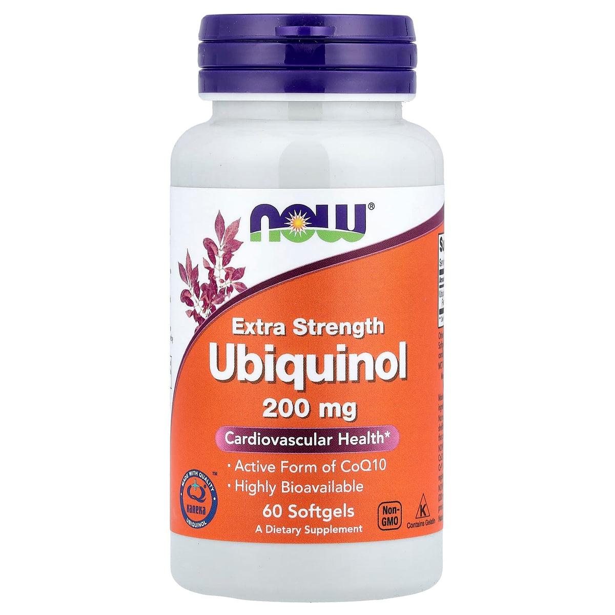 NOW Foods Ubiquinol 200 mg 60 Softgels