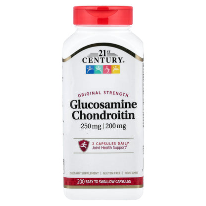 21st Century, Glucosamine Chondroitin, 200 Easy to Swallow Capsules