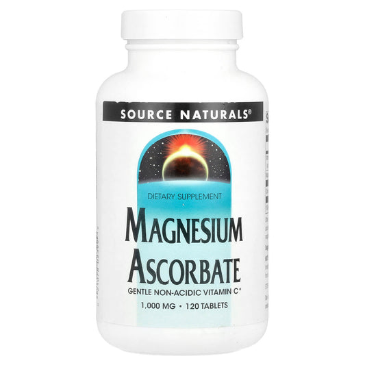 Source Naturals, Magnesium Ascorbate, 1,000 mg, 120 Tablets
