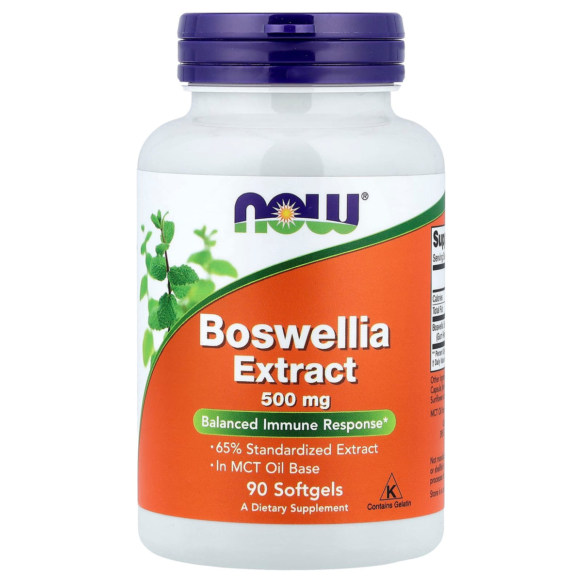 Now Foods, Boswellia Extract, 500 mg, 90 Softgels