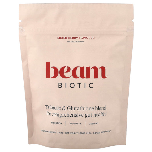 Beam, Biotic, Mixed Berry, 15 Stick Packs, 0.09 oz (2.6 g) Each