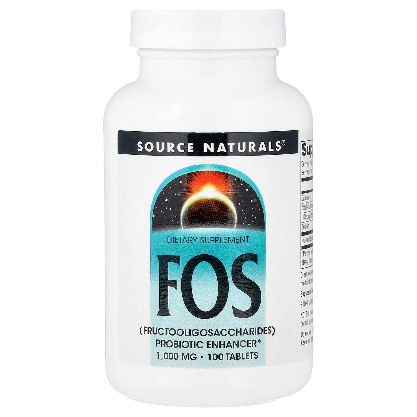 Source Naturals, FOS, 100 Tablets (1,000 mg per Tablet)