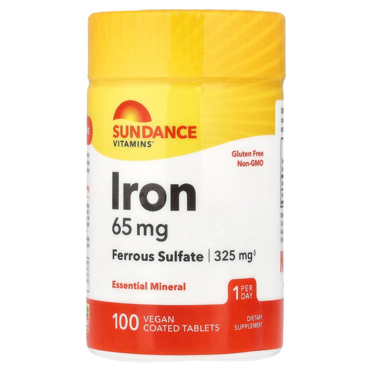 Sundance Vitamins Iron 100 Coated Tablets