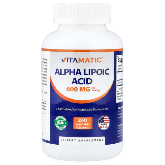 Vitamatic, Alpha-lipoic Acid, 240 Veg Capsules (300 mg per Capsule)
