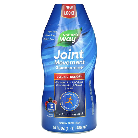 Nature's Way, Joint Movement Glucosamine, Extra Strength, Berry, 16 fl oz (480 ml)