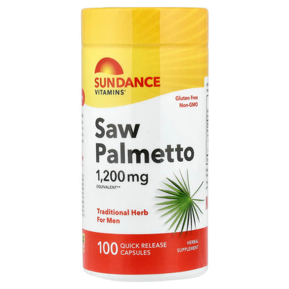 Sundance Saw Palmetto 1,200 mg 100 Quick Release Capsules