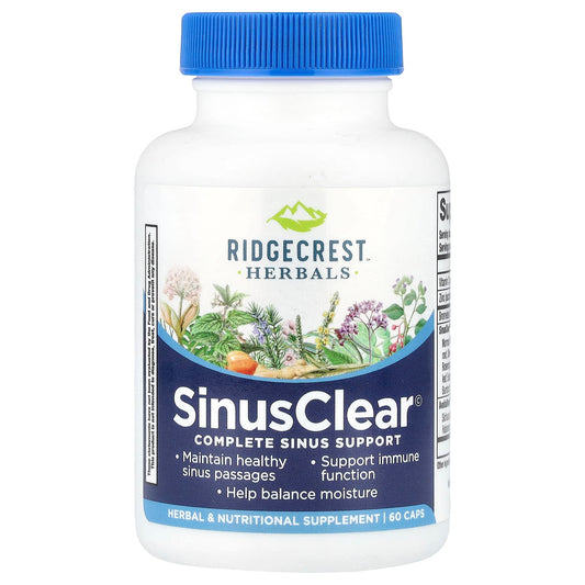 RidgeCrest Herbals, SinusClear, 60 Vegan Capsules