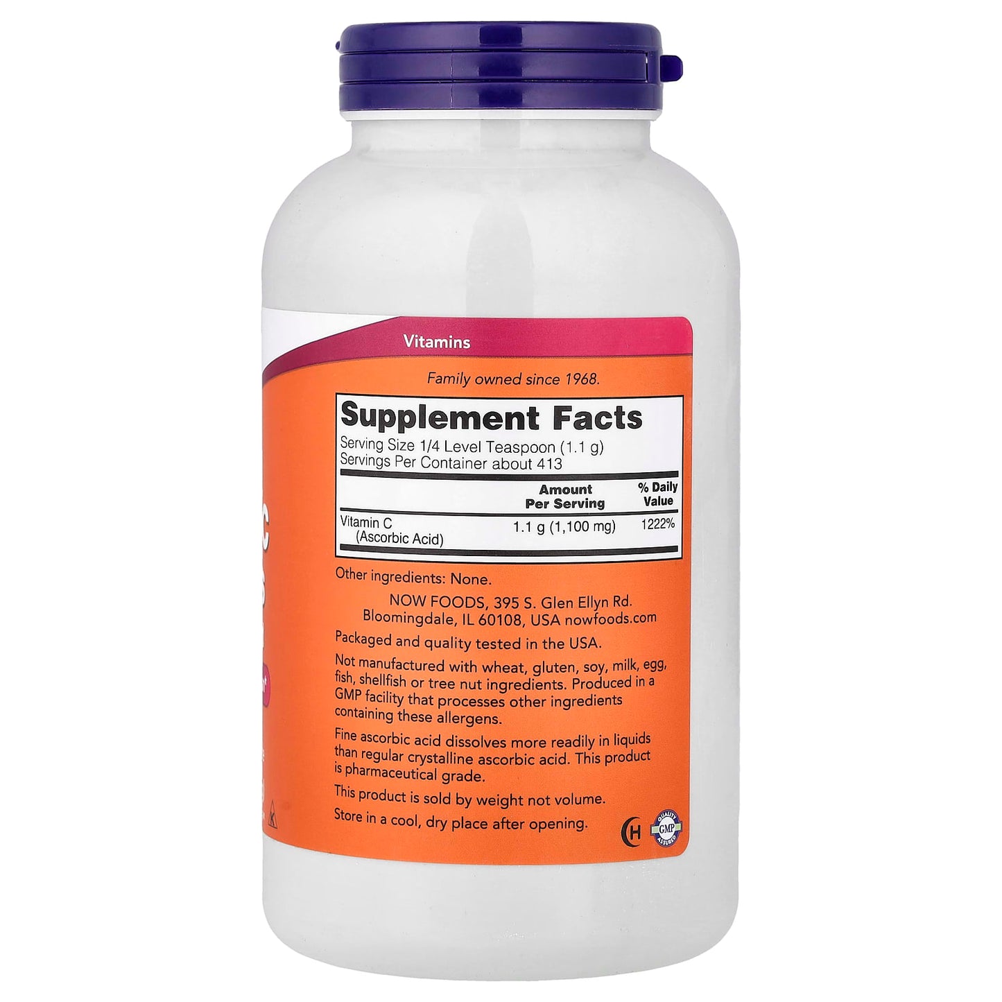 NOW Foods, Vitamin C Crystals, 1 lb (454 g)