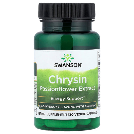 Swanson Vitamins, Chrysin, 30 Veggie Capsules