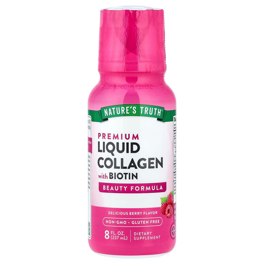 Nature's Truth, Premium Liquid Collagen with Biotin, Delicious Berry, 237 ml (8 fl oz)