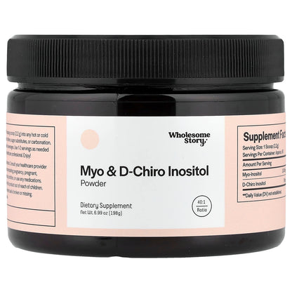 Wholesome Story Myo & D-Chiro Inositol Powder 6.99 oz (198 g)