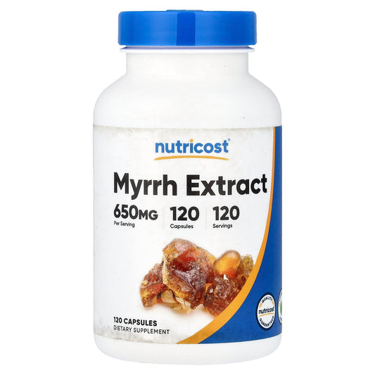 Nutricost, Myrrh Extract, 650 mg, 120 Capsules