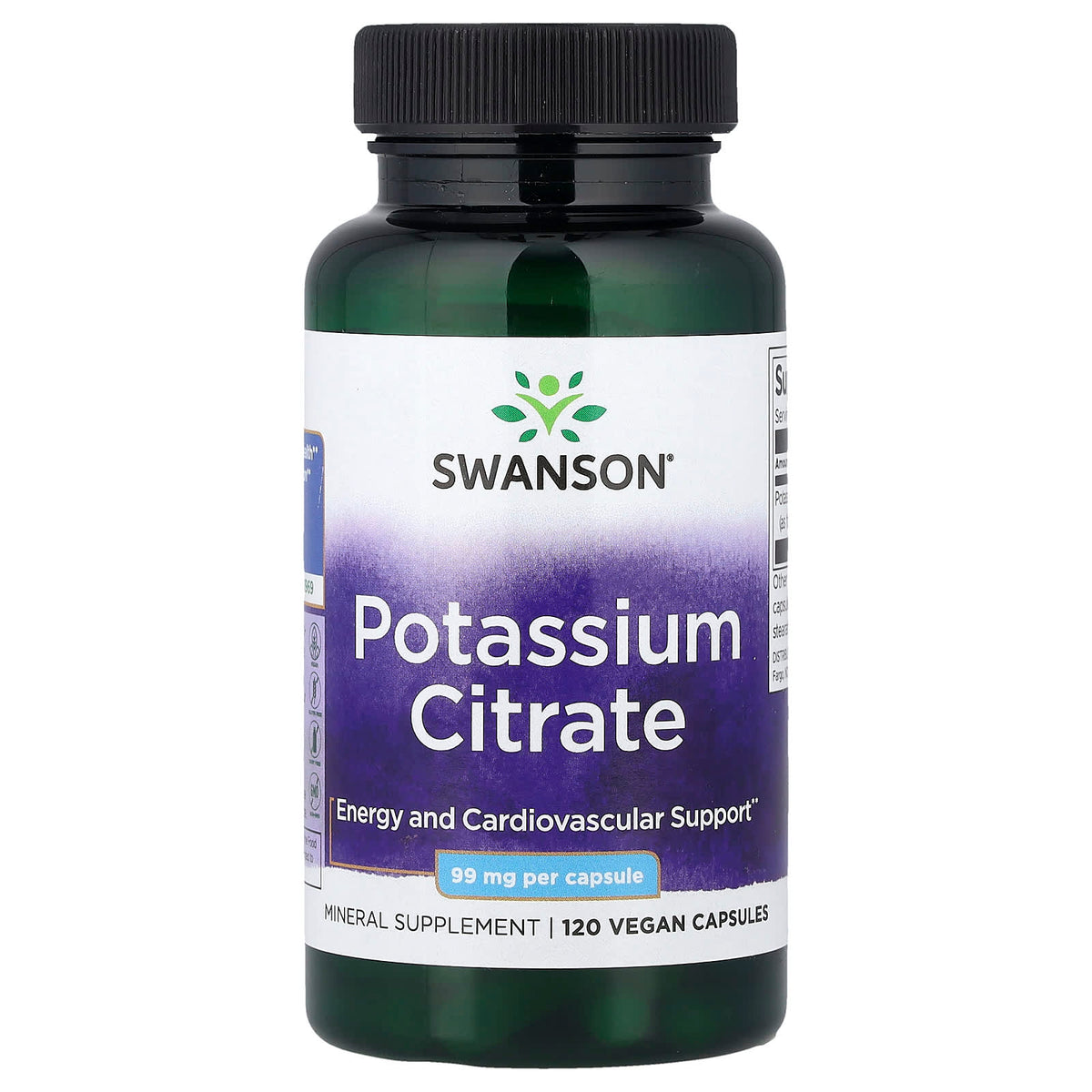 Swanson Potassium Citrate 99 mg 120 Caps